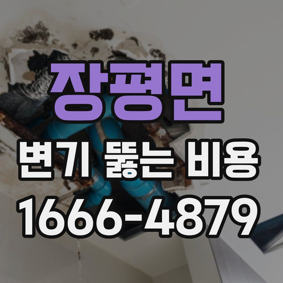 장평면 변기 뚫는 비용