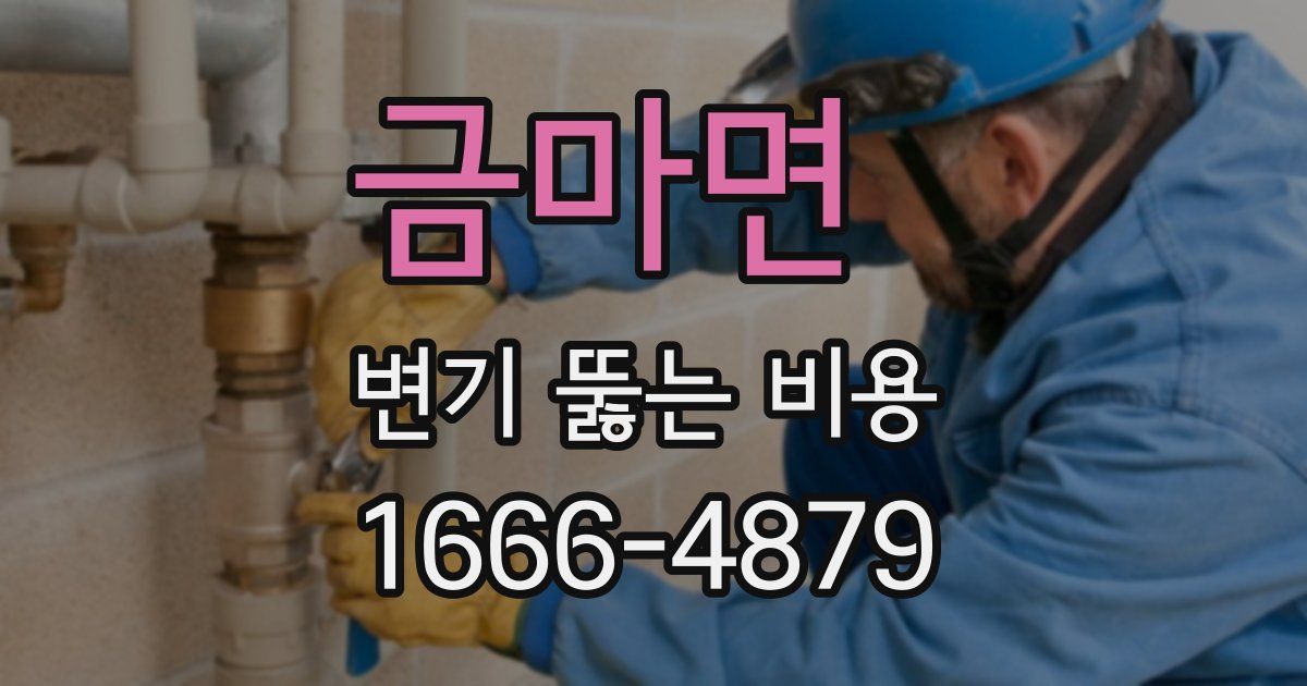 금마면 변기 뚫는 비용