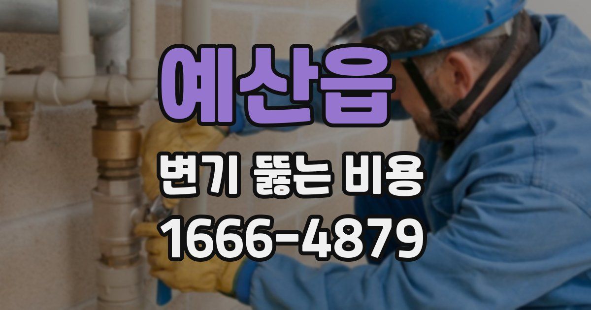 예산읍 변기 뚫는 비용