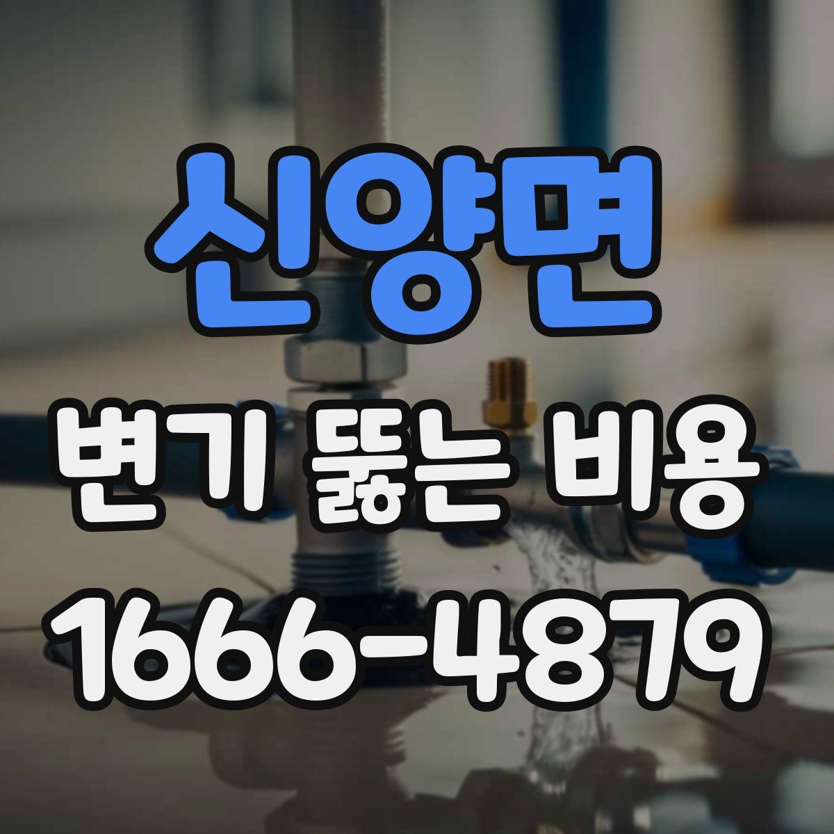 신양면 변기 뚫는 비용