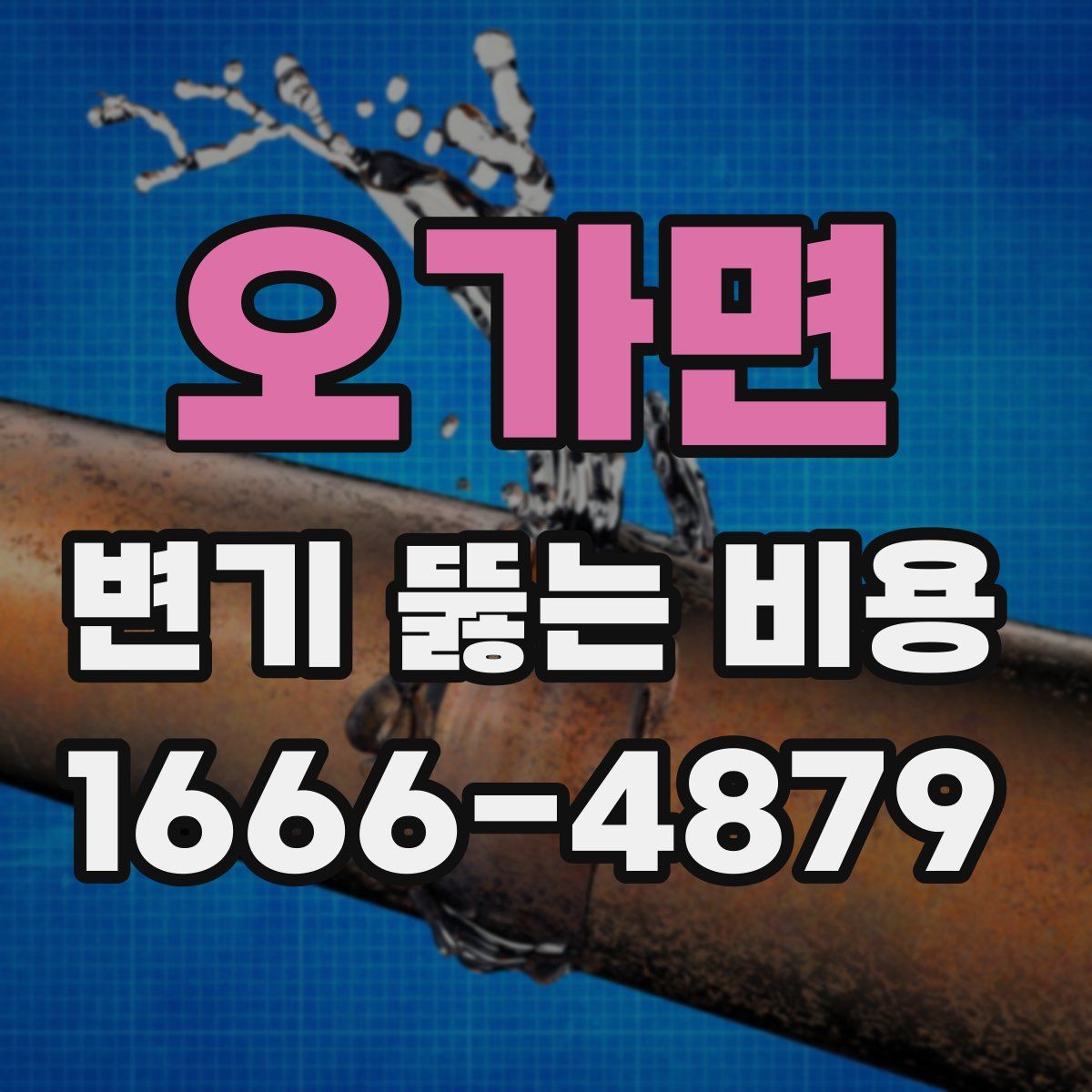 오가면 변기 뚫는 비용