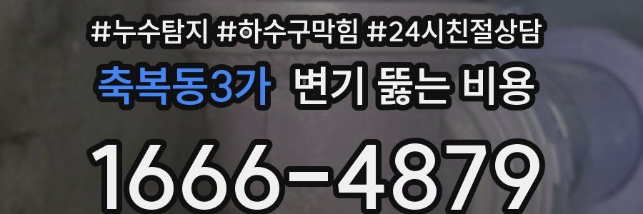 축복동3가 변기 뚫는 비용