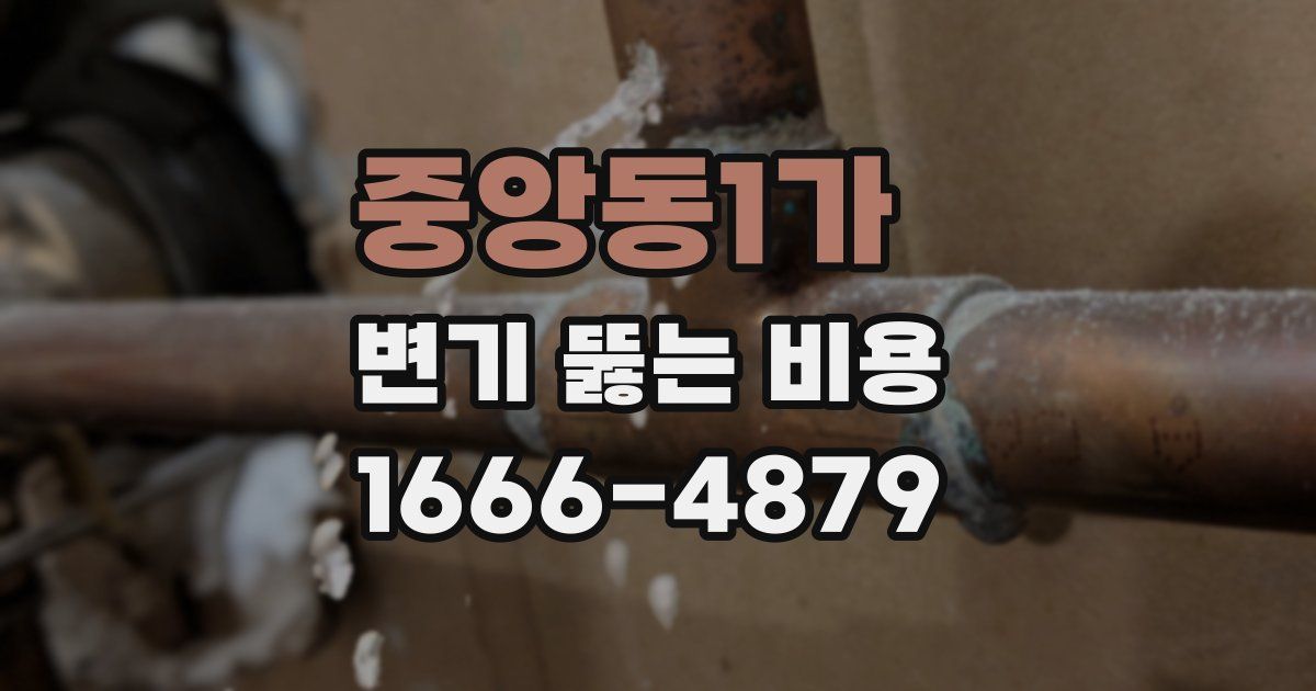 중앙동1가 변기 뚫는 비용