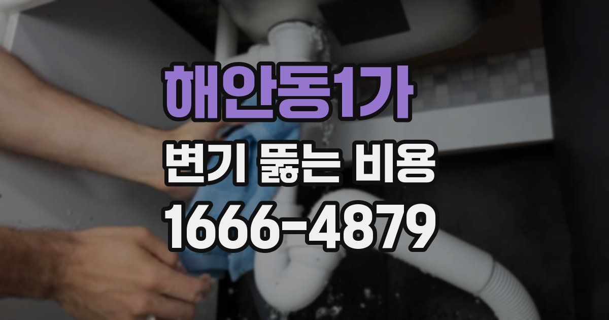 해안동1가 변기 뚫는 비용