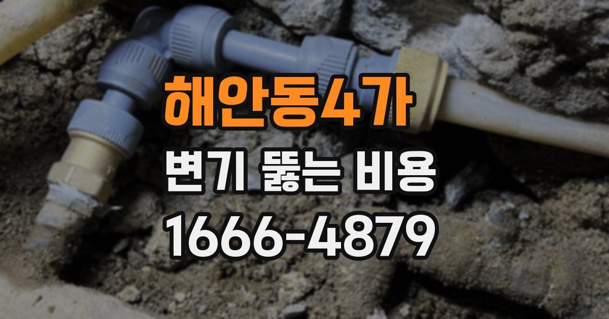 해안동4가 변기 뚫는 비용