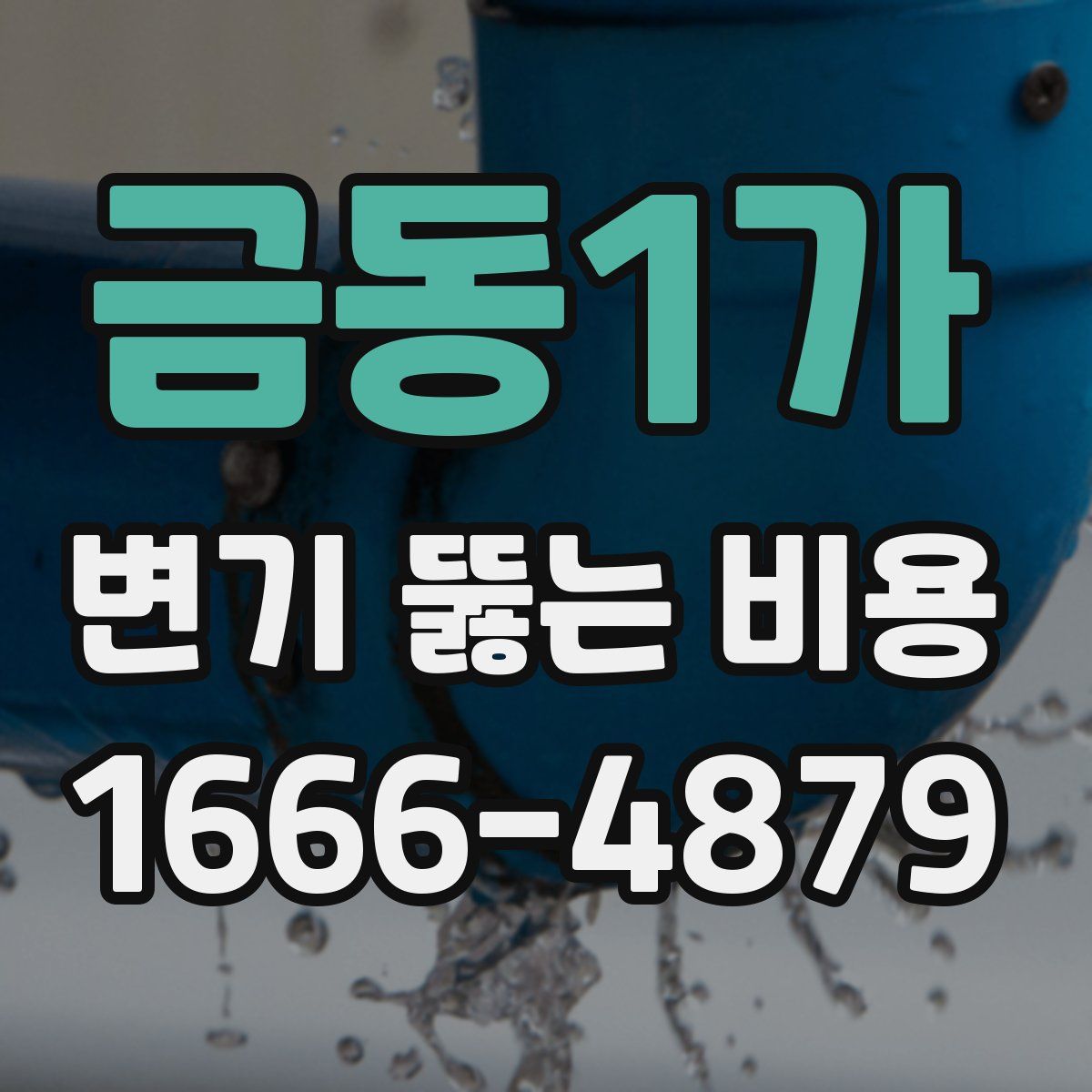 금동1가 변기 뚫는 비용