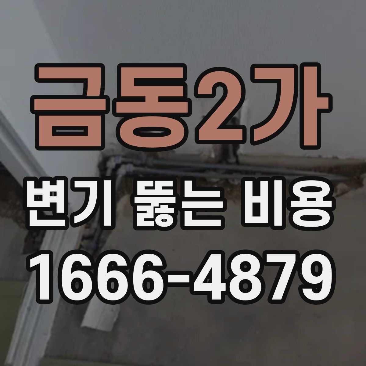 금동2가 변기 뚫는 비용