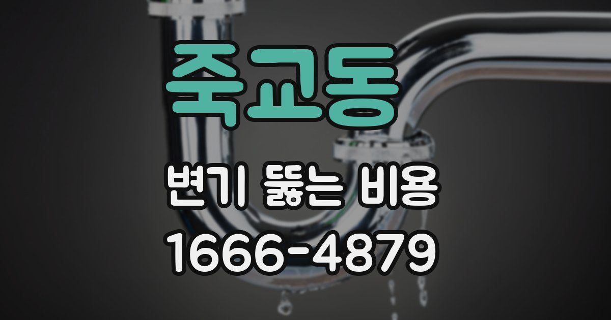 죽교동 변기 뚫는 비용