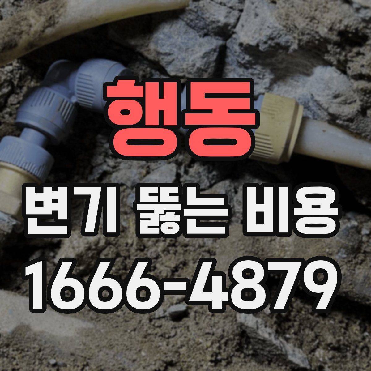 행동 변기 뚫는 비용