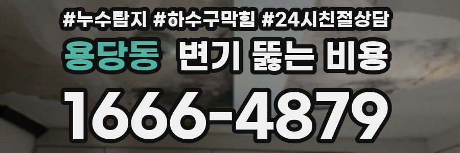 용당동 변기 뚫는 비용