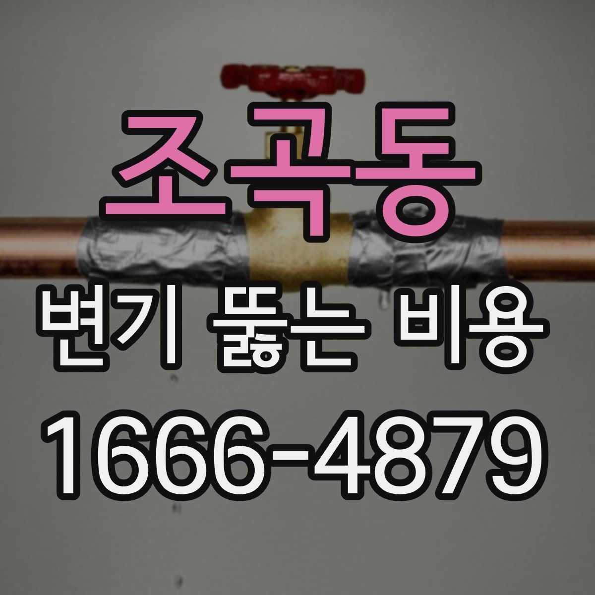 조곡동 변기 뚫는 비용