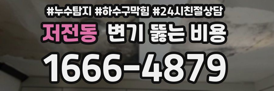 저전동 변기 뚫는 비용