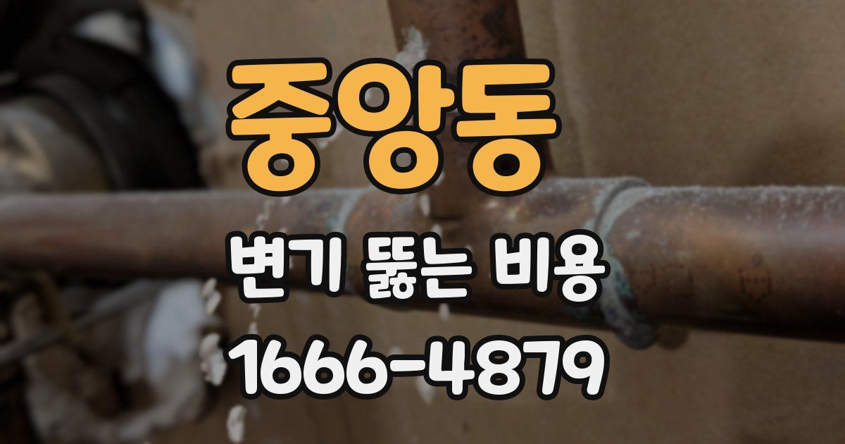 중앙동 변기 뚫는 비용
