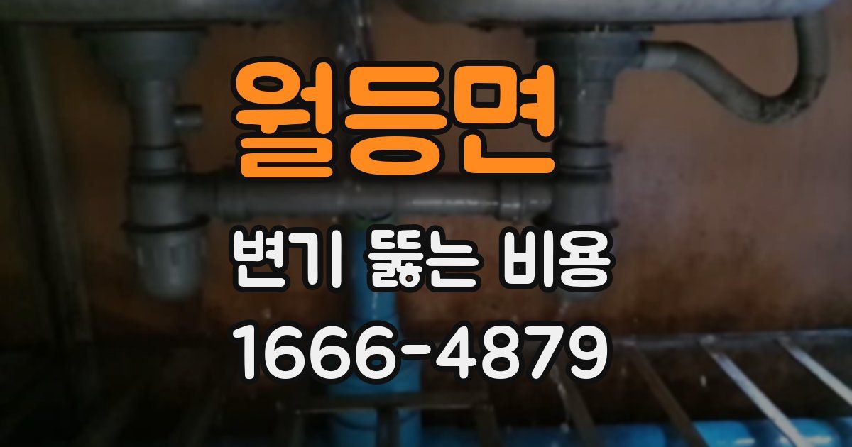 월등면 변기 뚫는 비용
