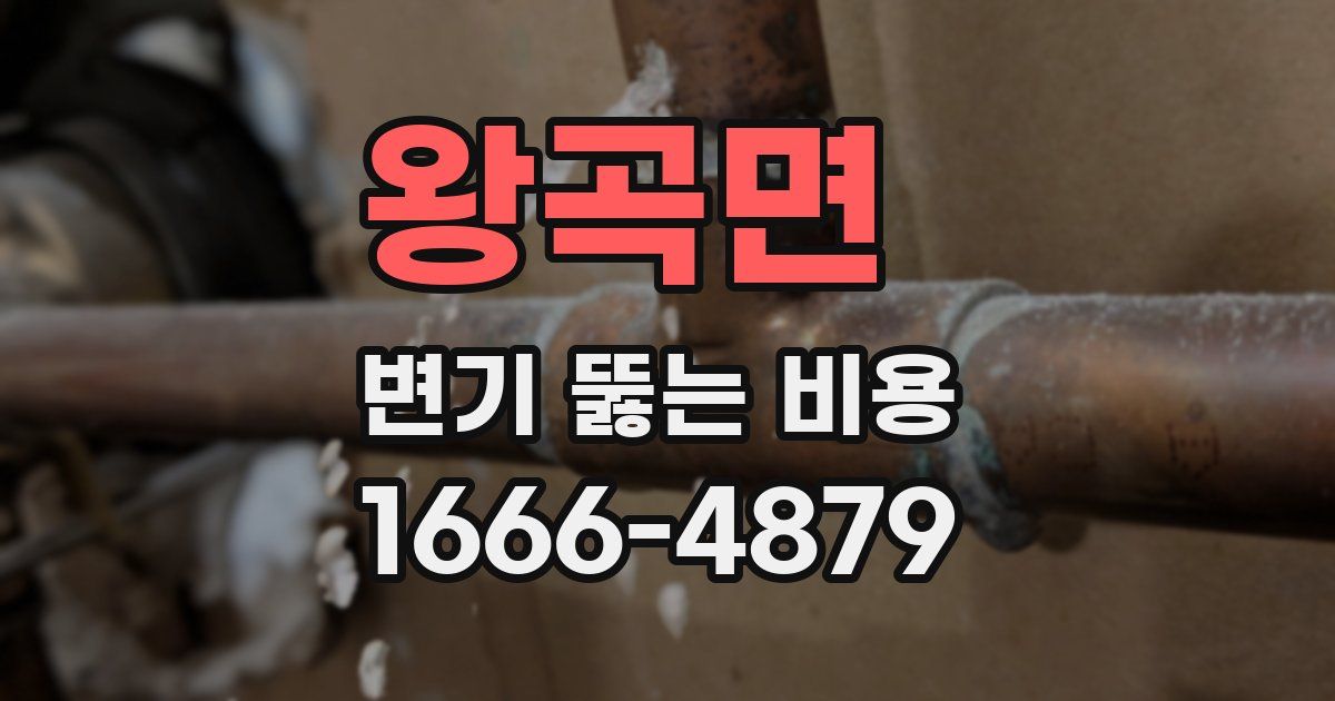 왕곡면 변기 뚫는 비용