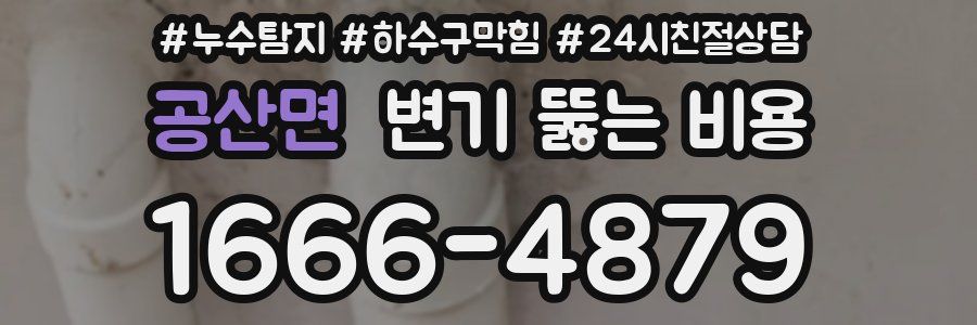 공산면 변기 뚫는 비용