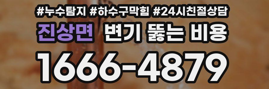 진상면 변기 뚫는 비용