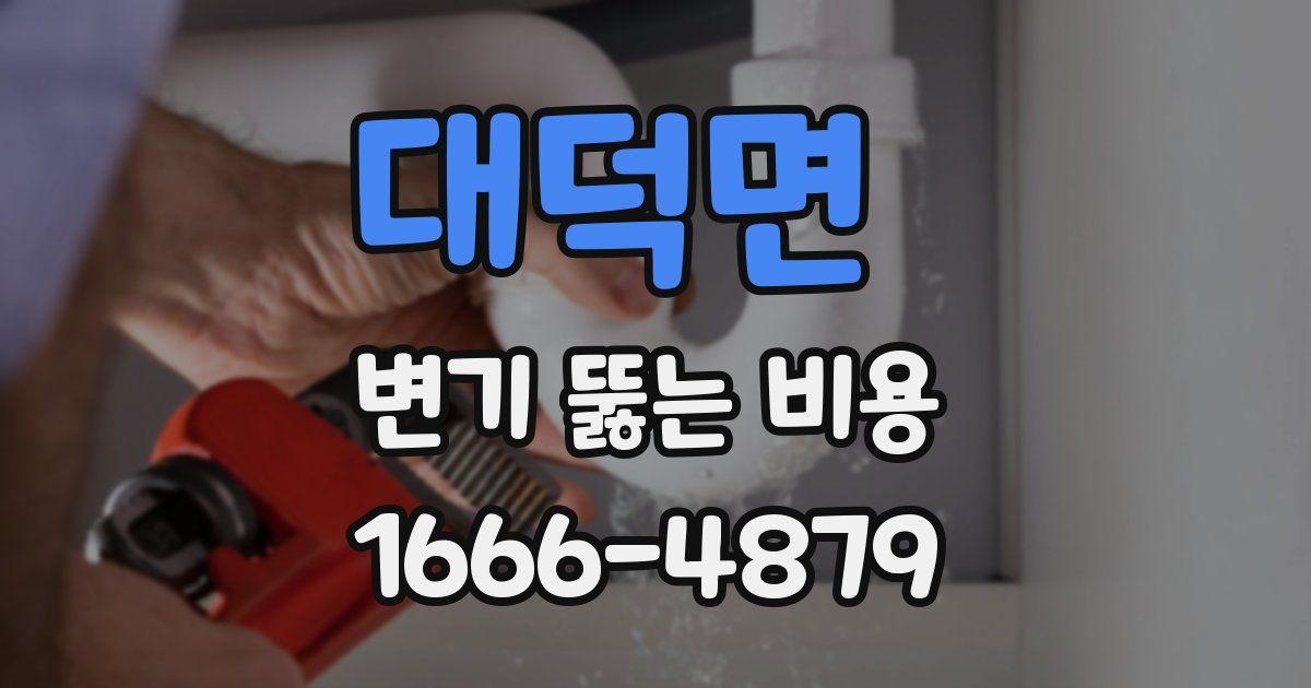 대덕면 변기 뚫는 비용