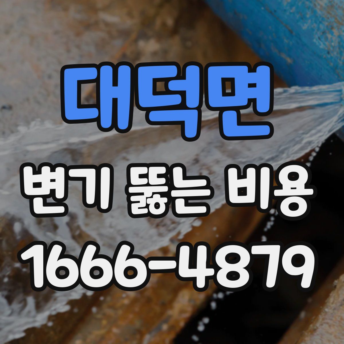 대덕면 변기 뚫는 비용