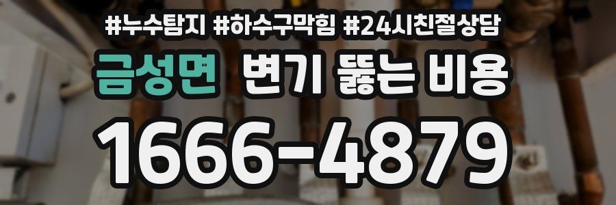 금성면 변기 뚫는 비용