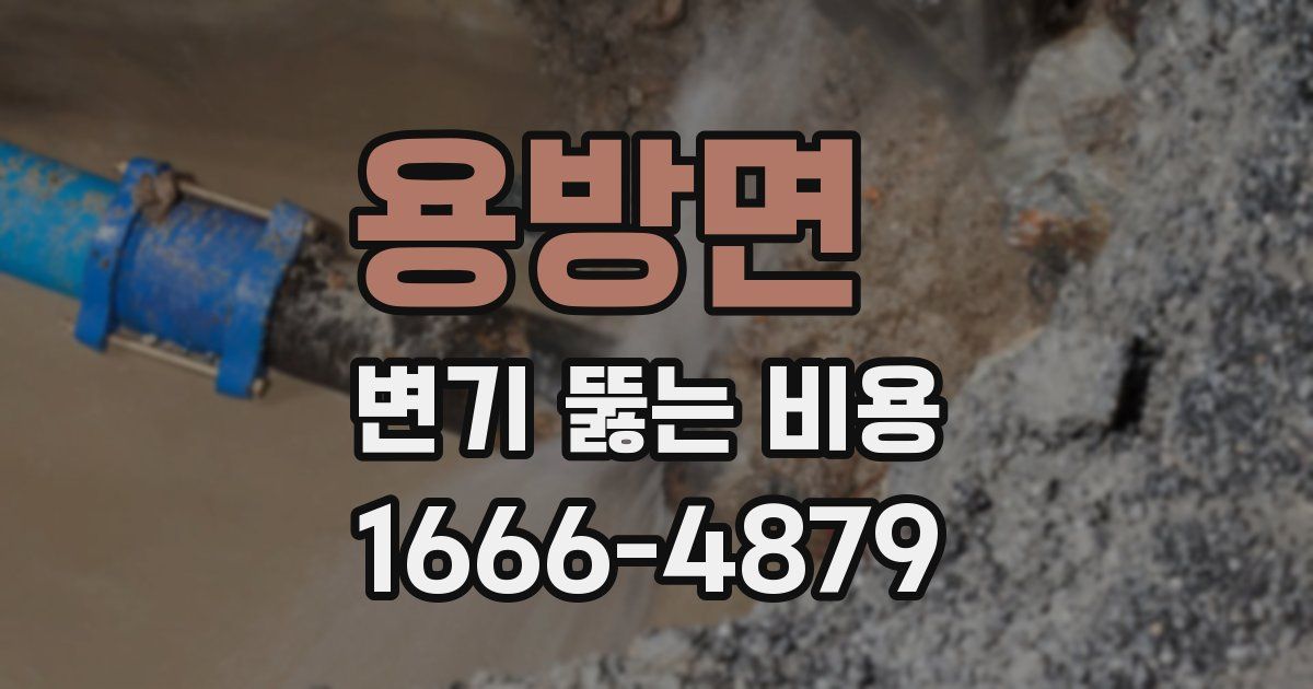용방면 변기 뚫는 비용