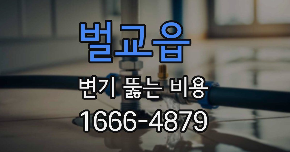 벌교읍 변기 뚫는 비용