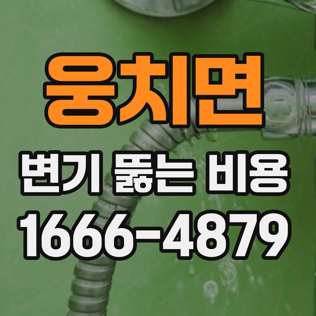 웅치면 변기 뚫는 비용