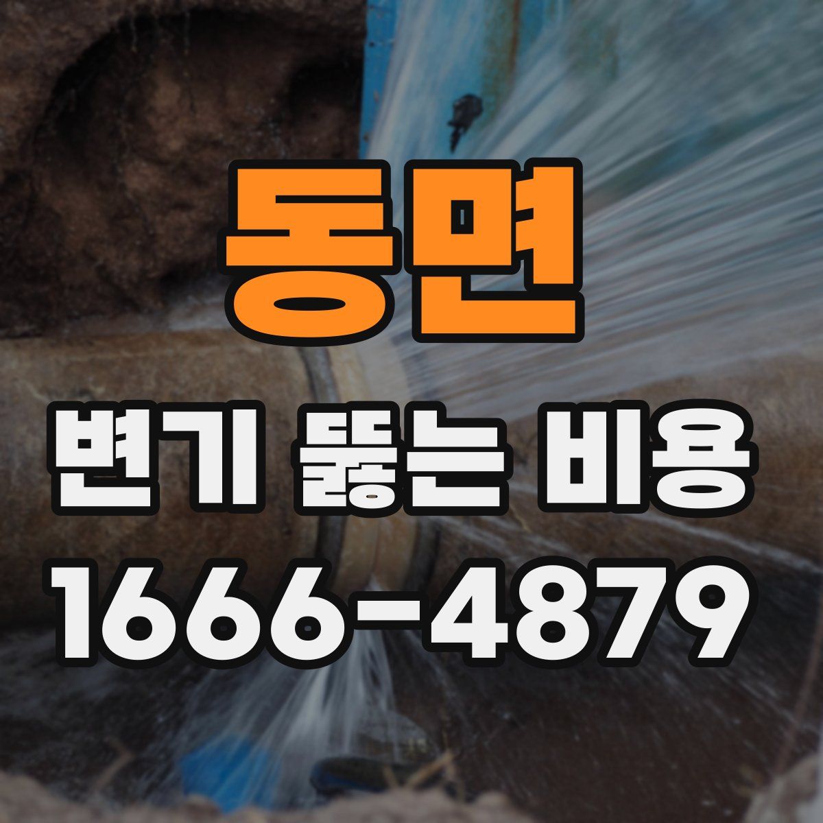 동면 변기 뚫는 비용