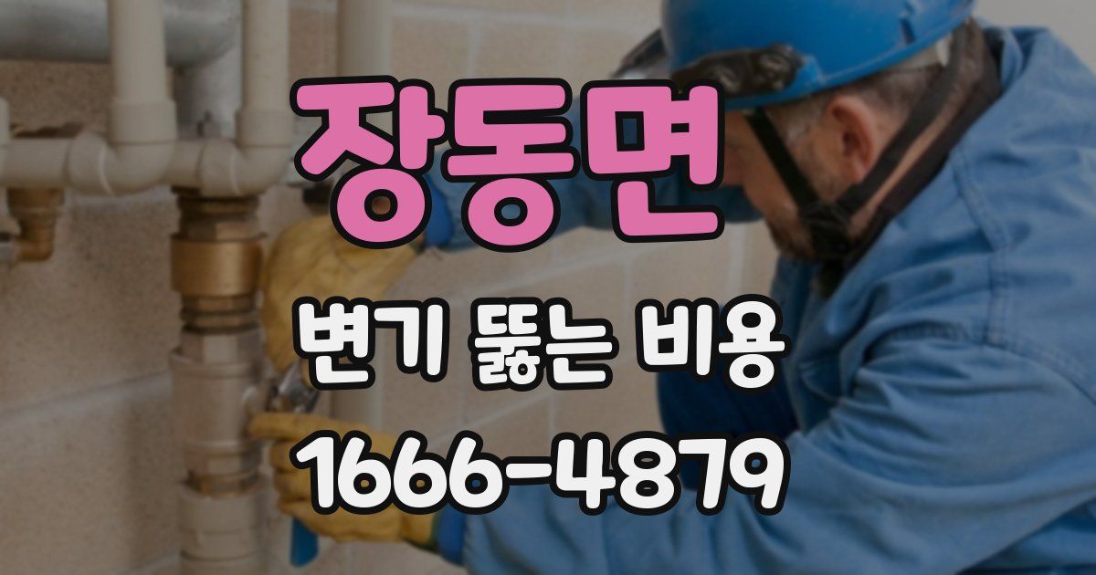 장동면 변기 뚫는 비용