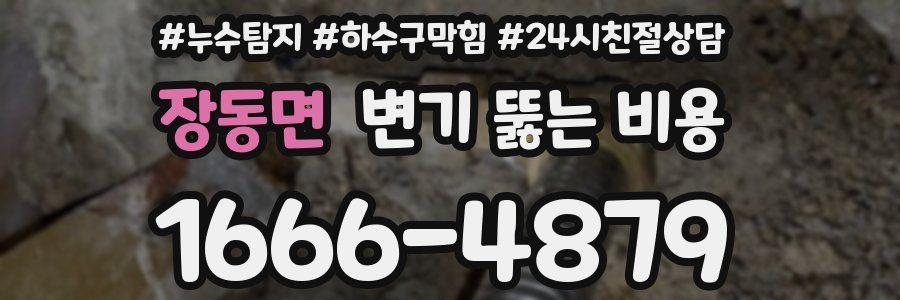장동면 변기 뚫는 비용