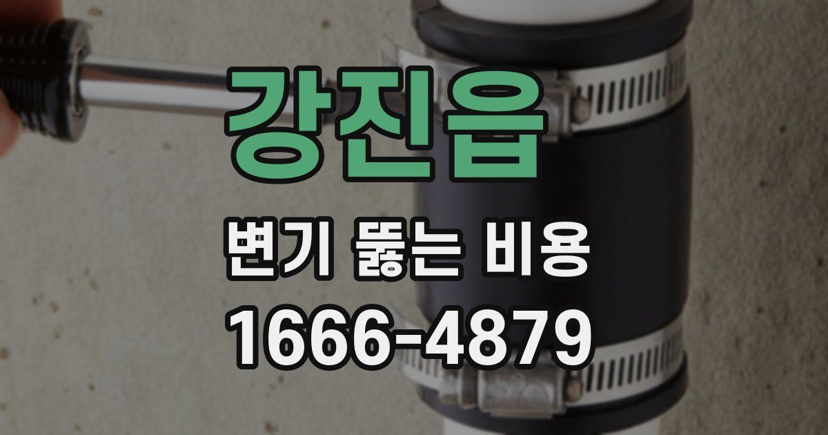 강진읍 변기 뚫는 비용