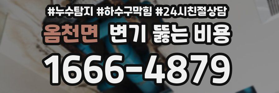 옴천면 변기 뚫는 비용