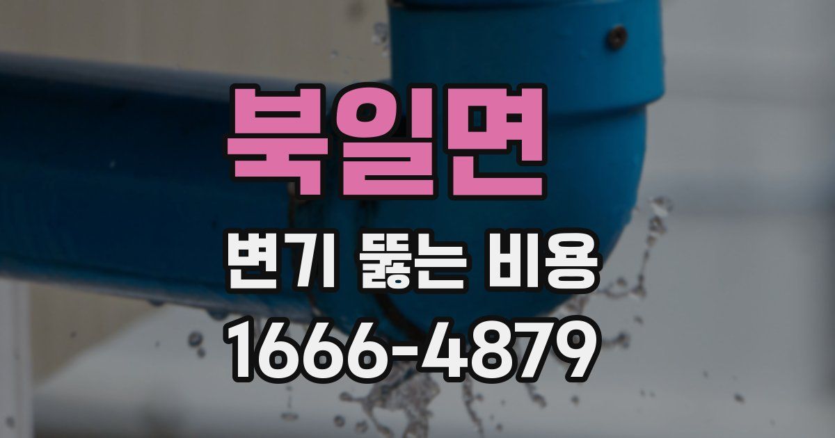 북일면 변기 뚫는 비용