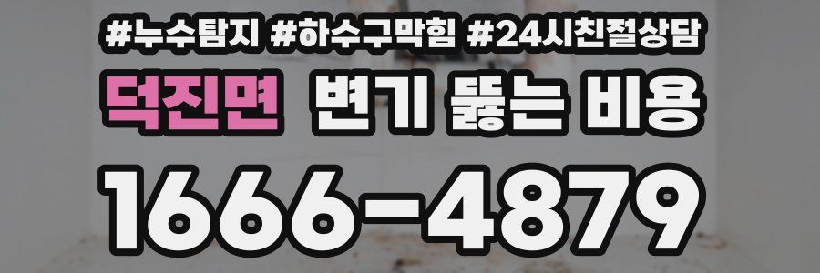 덕진면 변기 뚫는 비용