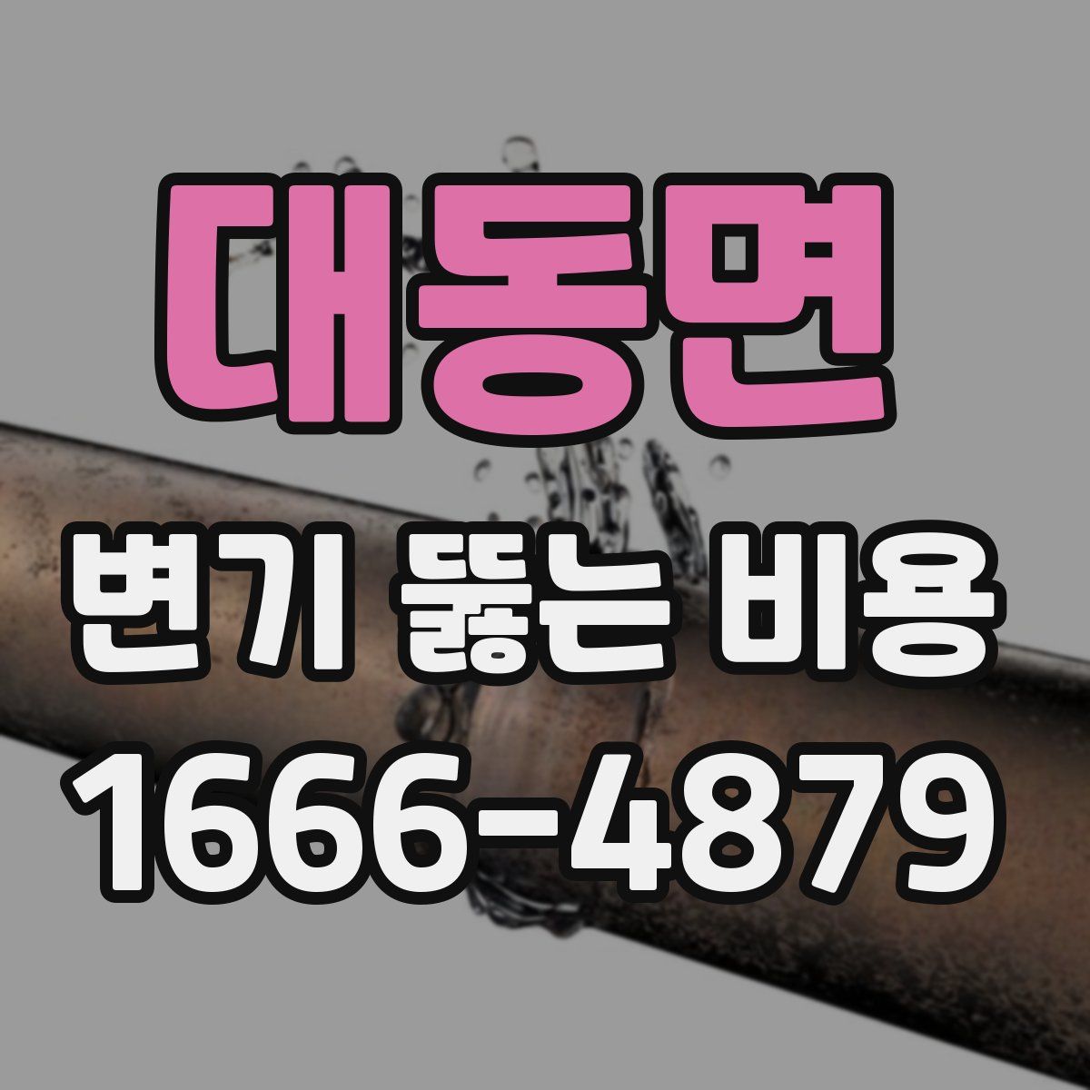 대동면 변기 뚫는 비용