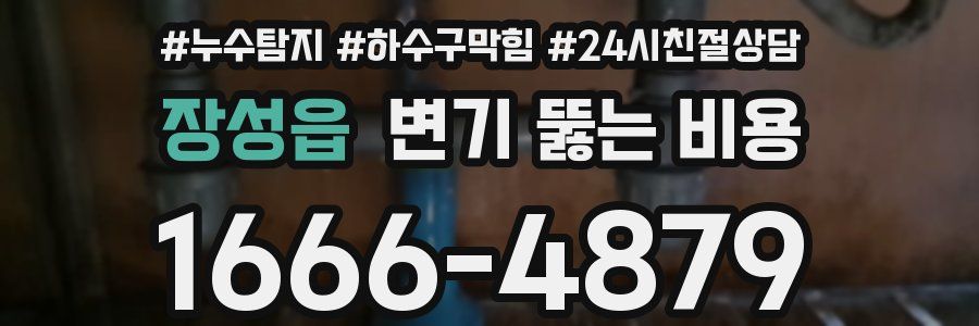 장성읍 변기 뚫는 비용