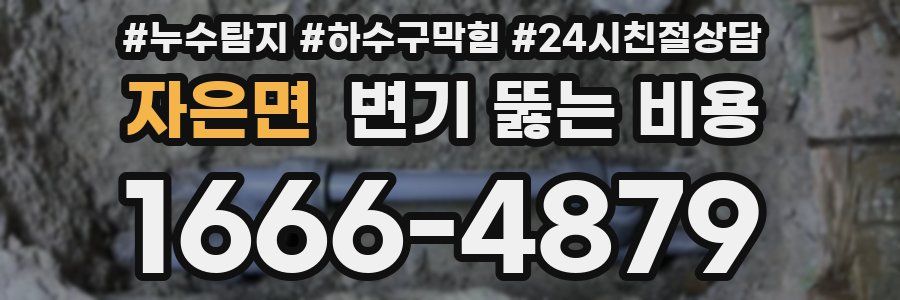 자은면 변기 뚫는 비용