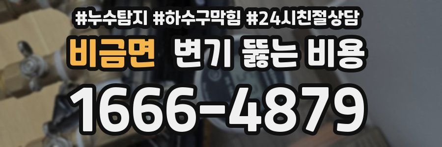 비금면 변기 뚫는 비용