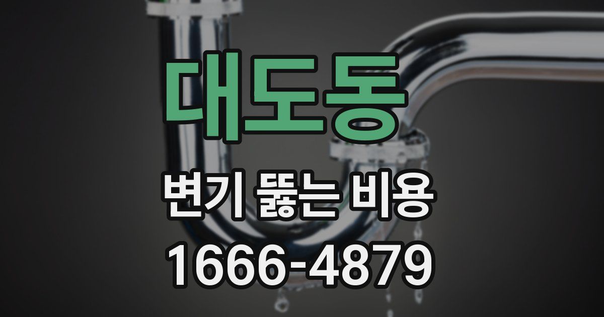 대도동 변기 뚫는 비용