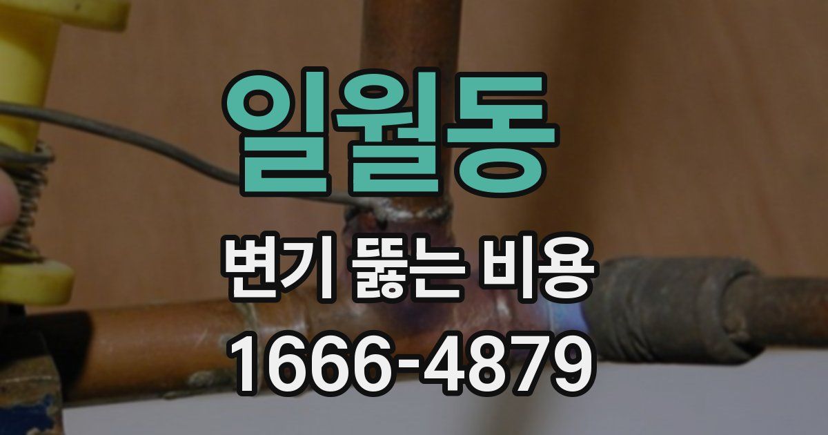 일월동 변기 뚫는 비용