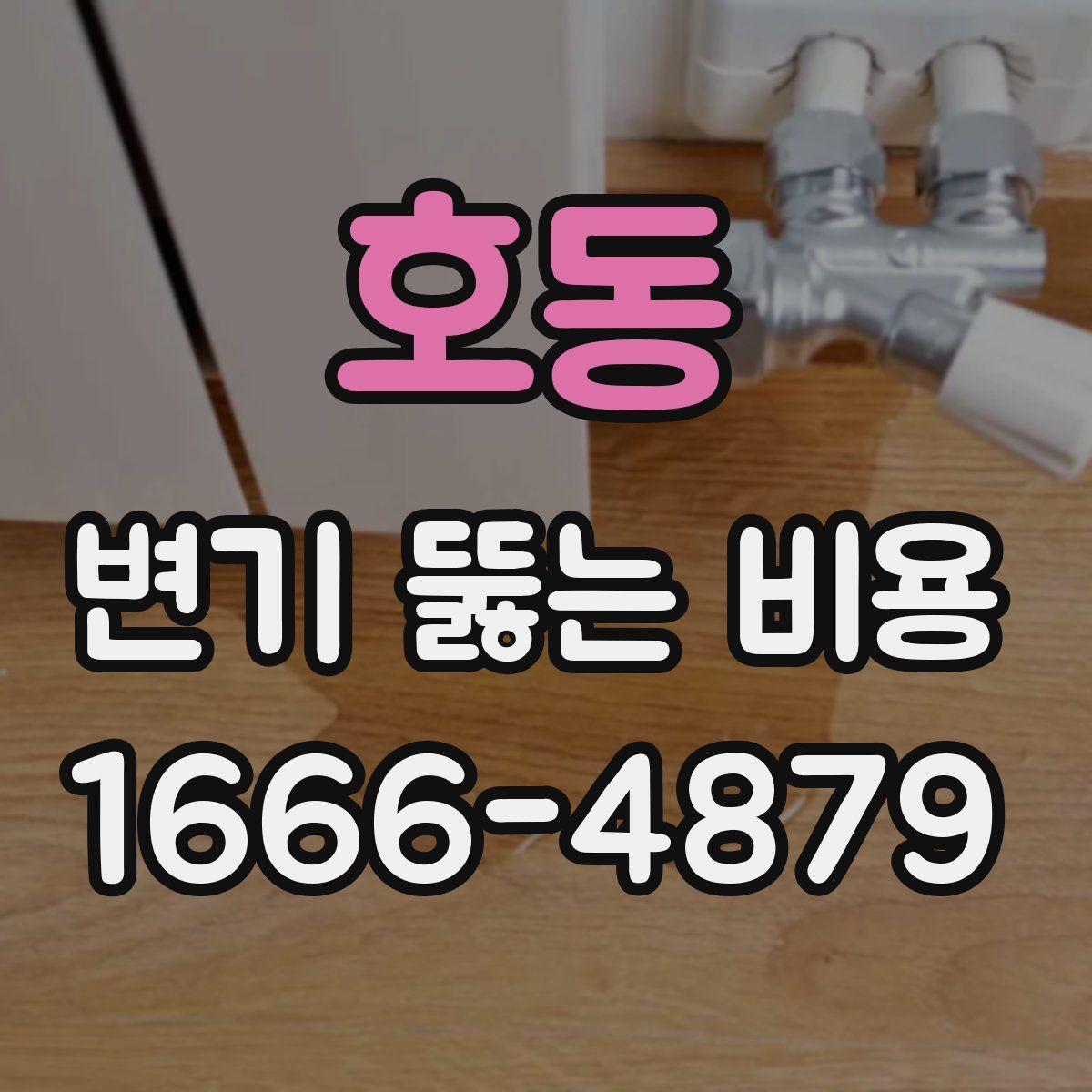 호동 변기 뚫는 비용
