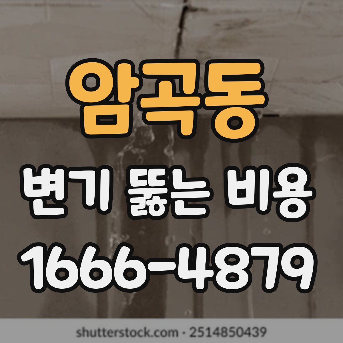 암곡동 변기 뚫는 비용