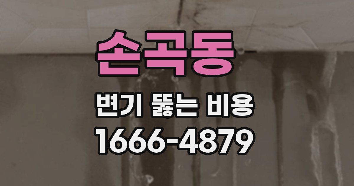 손곡동 변기 뚫는 비용