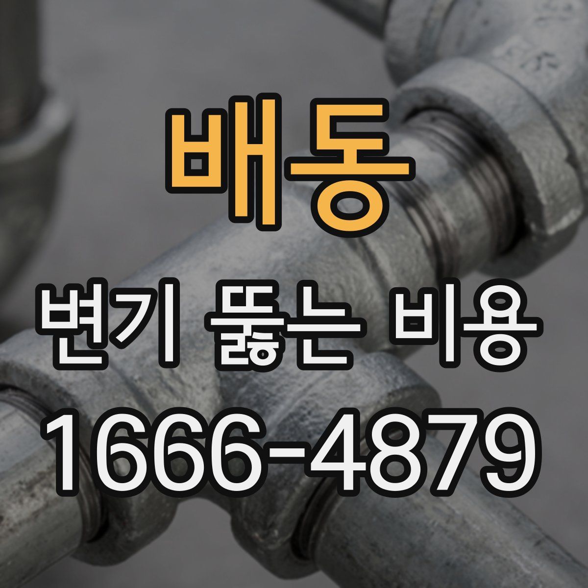 배동 변기 뚫는 비용