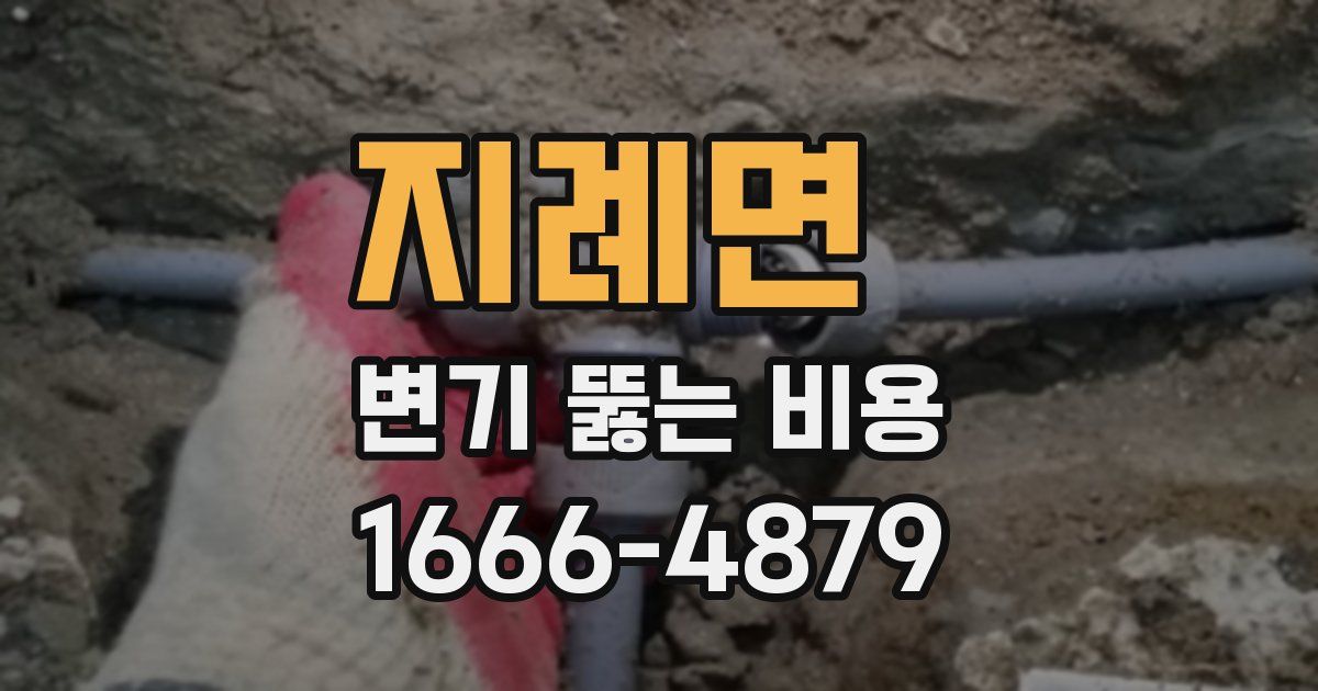 지례면 변기 뚫는 비용