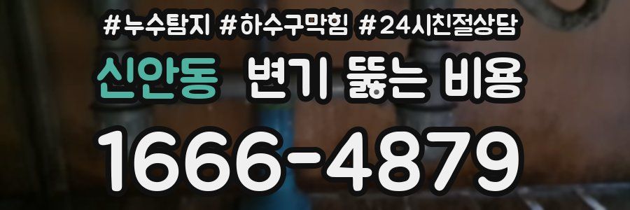 신안동 변기 뚫는 비용
