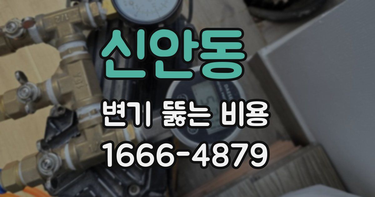 신안동 변기 뚫는 비용