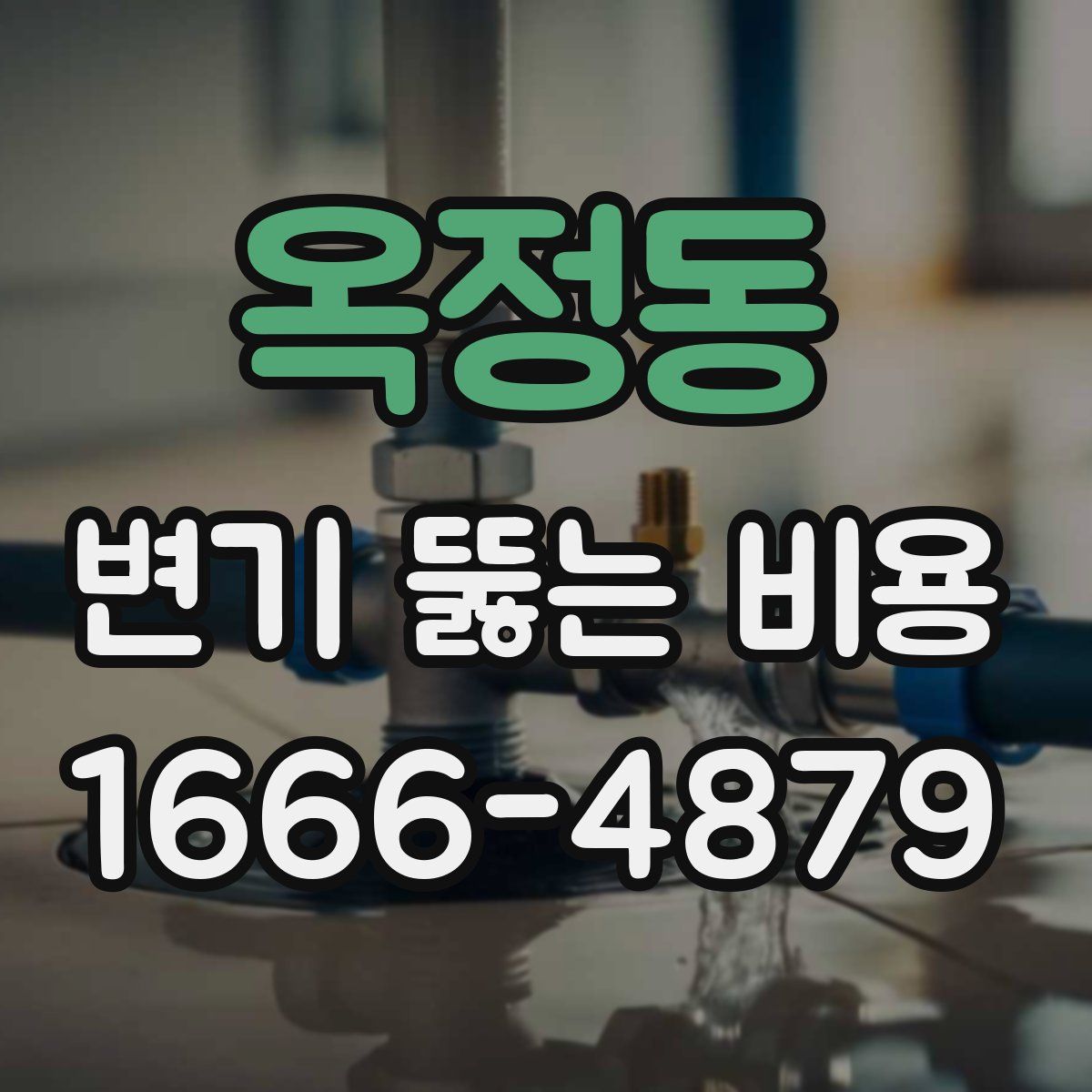 옥정동 변기 뚫는 비용