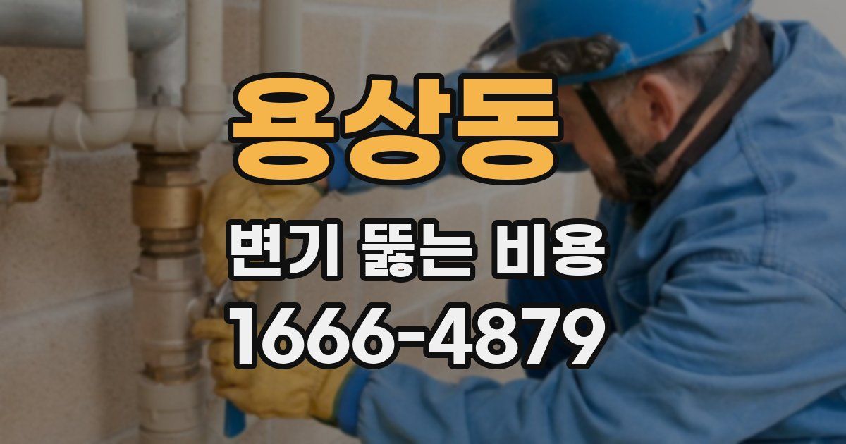 용상동 변기 뚫는 비용