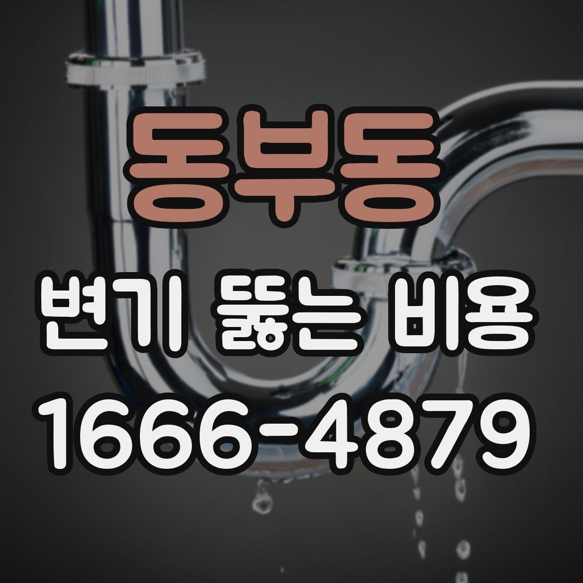 동부동 변기 뚫는 비용